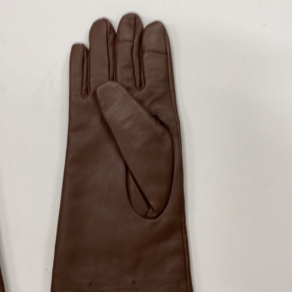 NWOT Thinsulate Brown Leather Gloves S/M - Picture 2 of 7